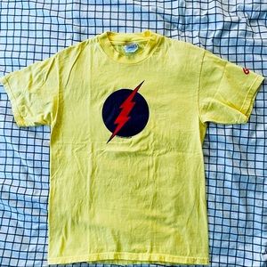 Vintage 1999 DC Comics The Flash Graphitti Yellow Shirt  Men’s Sz Medium #3